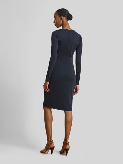 Lauren Ralph Lauren Figurbetontes Etuikleid mit Knoten-Detail Marine 5
