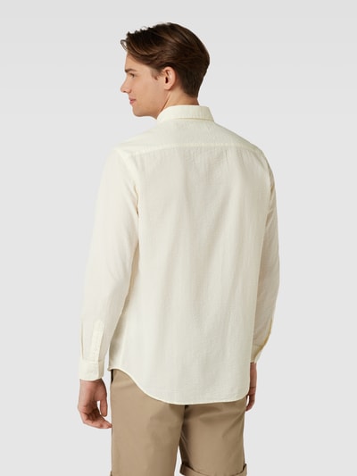 SELECTED HOMME Vrijetijdsoverhemd met gestructureerd oppervlak Offwhite - 5