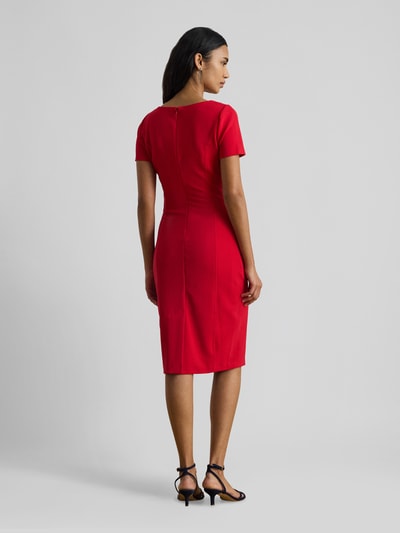Lauren Ralph Lauren Cocktailkleid mit Karree-Ausschnitt Rot 5