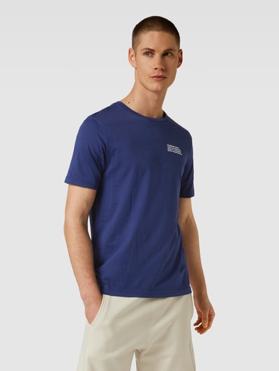 FILA T-shirt z okrągłym dekoltem model ‘BORNE’ Ciemnoniebieski 4