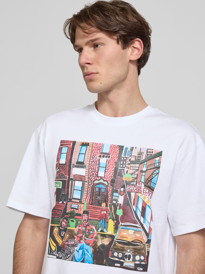 Karl Kani T-Shirt mit Motiv-Print Weiss 3