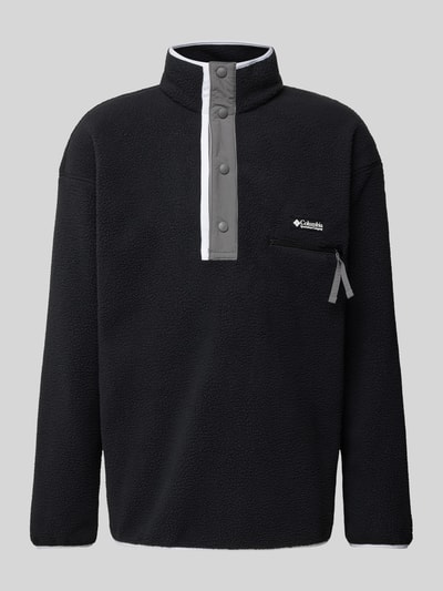 COLUMBIA Sweatshirt met opstaande kraag, model 'HELVETIA' Zwart - 2