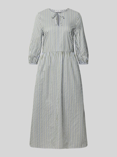 Marc O'Polo Denim Tailliertes Freizeitkleid aus reiner Baumwolle Khaki 2