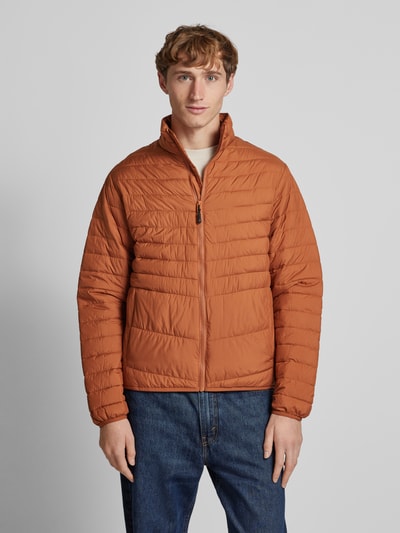 Jack & Jones Steppjacke mit Stehkragen Modell 'STATE' Orange 4