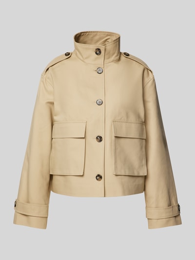 MSCH Copenhagen Jack met opstaande kraag, model 'Aubrea' Beige - 2