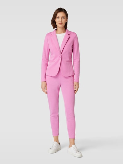 ICHI Blazer mit Reverskragen und Strukturmuster Modell 'KATE' Pink 1