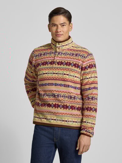 Polo Ralph Lauren Sweatshirt met opstaande kraag Camel - 4