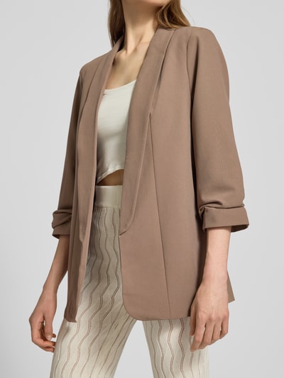 Pieces Blazer mit Schalkragen Taupe 3