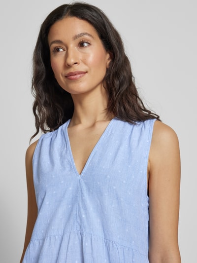 Vero Moda Loose Fit Freizeitkleid aus reiner Baumwolle Modell 'NIKA' Hellblau 3