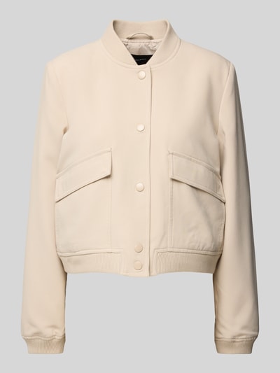 Vero Moda Comfort Fit Bomberjacke mit Viskose Modell 'AMALA' Ecru 2