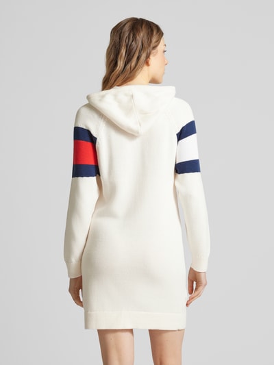 Tommy Jeans Gebreide jurk met capuchon Offwhite - 5