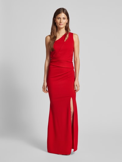 SISTAGLAM Abendkleid mit One-Shoulder-Träger Modell 'Armani' Rot 4