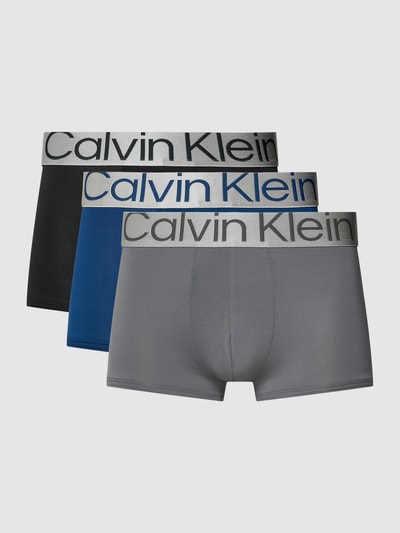 Calvin Klein Underwear Trunks mit Logo-Bund im 3er-Pack Royal 1