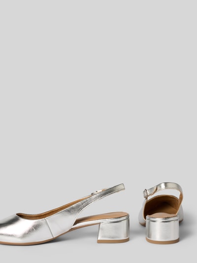Tamaris Pumps mit Blockabsatz Silber 2
