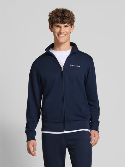 CHAMPION Sweatanzug mit Label-Print Dunkelblau 4