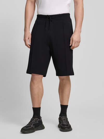 HUGO Sweatshorts mit Label-Print Modell 'Dilmos' Black 4