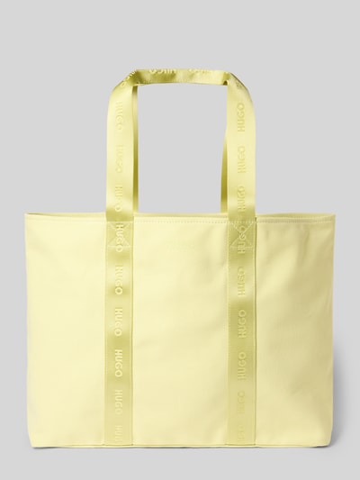 HUGO Strandtasche aus reiner Baumwolle Modell 'BECKY CA_TOTE' Hellgruen 2