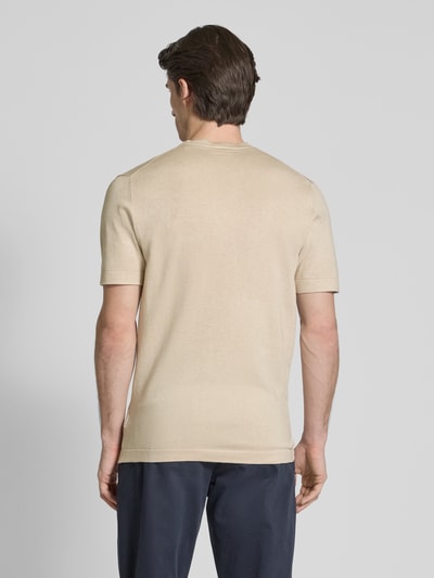 Lindbergh Relaxed Fit T-Shirt mit Rundhalsausschnitt Sand 5