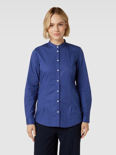 Emily Van den Bergh Overhemdblouse met knoopsluiting Marineblauw - 4