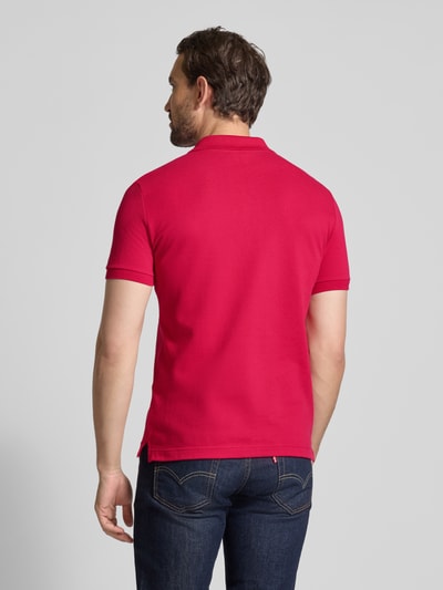 Lacoste Slim Fit Poloshirt aus reiner Baumwolle Pink 5