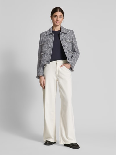 Luisa Cerano Blazer mit Umlegekragen Jeansblau 1