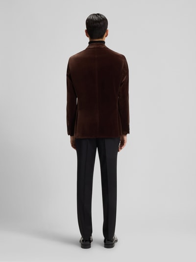 BOSS Slim Fit Smoking aus reiner Baumwolle Modell 'HUTSON' Orange 5