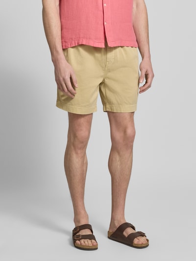 GANT Regular Fit Shorts mit elastischem Bund Modell 'SUNFADED' Beige 4