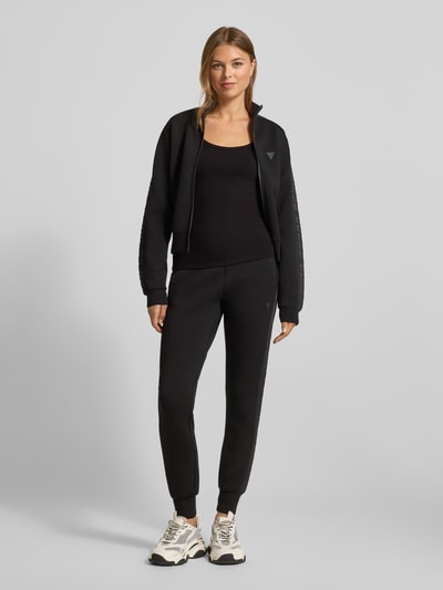 Guess Activewear Shirt met lange mouwen en ronde hals, model 'COLETTE' Zwart - 1