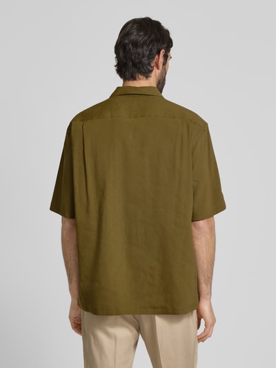 BOSS Koszula casualowa z listwą guzikową model ‘LARS’ Oliwkowy 5