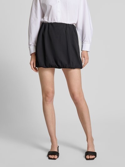 Vero Moda Uitlopende minirok van katoenmix, model 'TASS' Zwart - 4