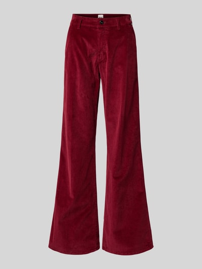 Brax Flared Cordhose mit französischen Eingrifftaschen Modell 'MAINE' Bordeaux 2