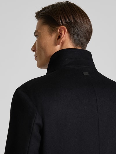 Strellson Regular Fit Wollmantel mit Stehkragen Modell 'FINCHLEY' Black 3