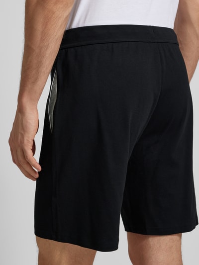 Christian Berg Men Sweatshorts aus reiner Baumwolle Black 3