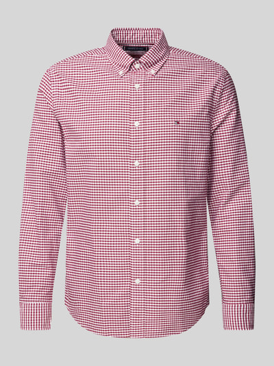 Tommy Hilfiger Regular Fit Freizeithemd mit Button-Down-Kragen Modell 'HERITAGE' Rot 2