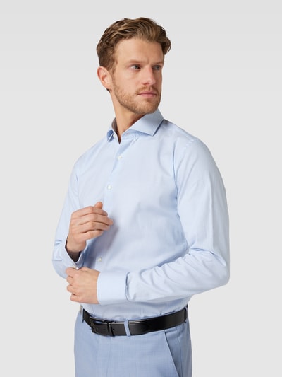 BOSS Regular fit zakelijk overhemd met haaikraag, model 'Joe' Lichtblauw - 3