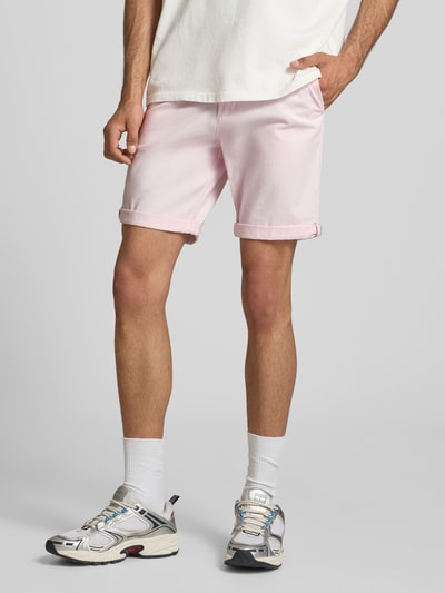 JACK & JONES Straight Fit Shorts mit Eingrifftaschen Modell 'Bowie' Hellrosa 4
