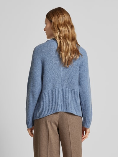 MAX&Co. Strickpullover mit Rundhalsausschnitt Modell 'JOSEF' Bleu 5