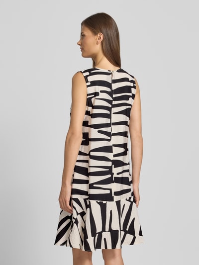 OPUS Knielanges Kleid mit Rundhalsausschnitt Modell 'Wenola' Black 5