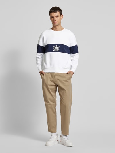 Polo Ralph Lauren Sweatshirt mit Label-Print Weiss 1