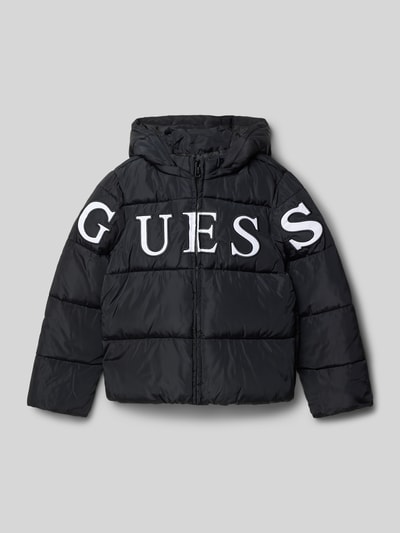 Guess Steppjacke mit Label-Stitching Black 1