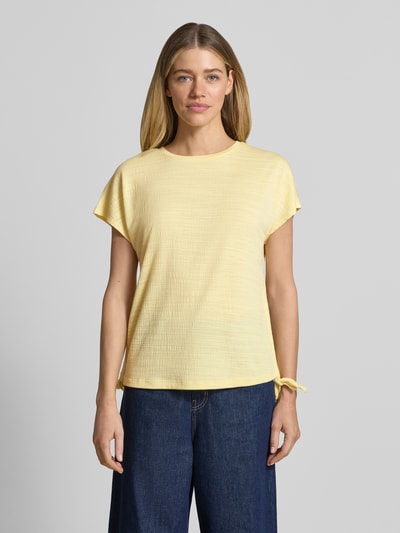 Apricot Regular Fit T-Shirt mit Viskose-Anteil Hellgelb 4