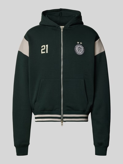 PROHIBITED Sweatjack met capuchon Donkergroen - 2