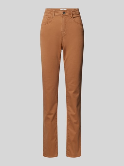 Brax Regular fit broek in 5-pocketmodel, model 'Style.Mary' Cognac - 2