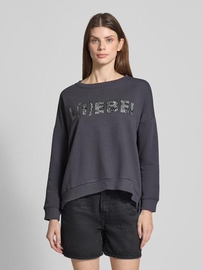 miss goodlife Relaxed fit sweatshirt met ronde hals Antraciet - 4