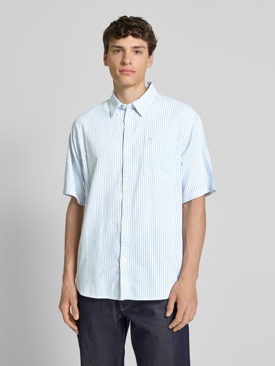 Carhartt Work In Progress Freizeithemd mit Knopfleiste Modell 'PHELPS' Hellblau 4