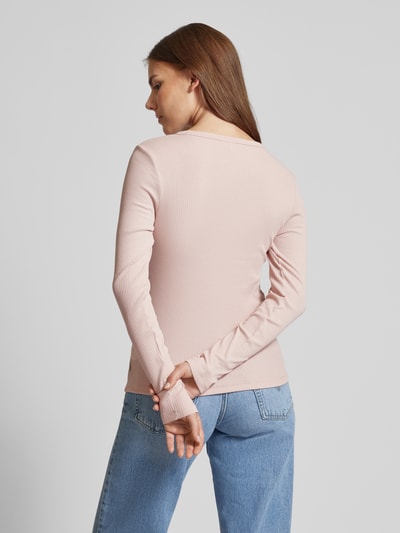 QS Longsleeve mit Rundhalsausschnitt Rosa 5