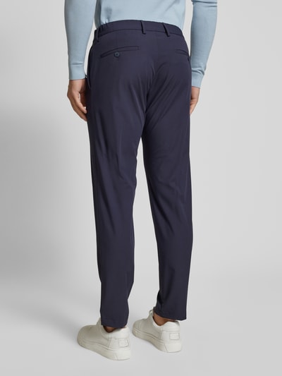 Roy Robson Slim Fit Chino mit Bundfalten Marine 5