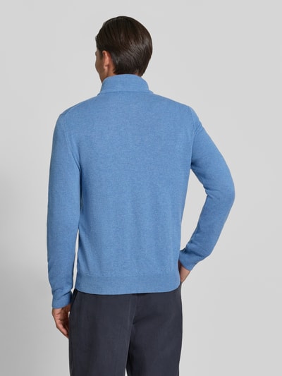 Polo Ralph Lauren Troyer o kroju regular fit z czystej wełny Jeansowy niebieski 5