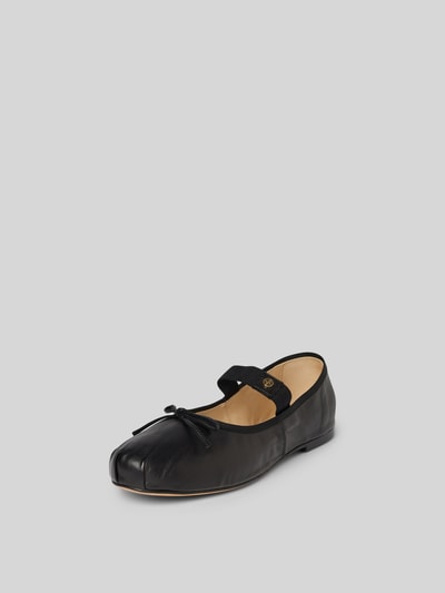 Anine Bing Ballerinas aus echtem Leder Black 2