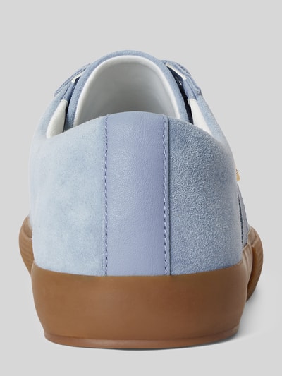 Lauren Ralph Lauren Sneaker aus echtem Veloursleder mit Logo-Detail Hellblau 4